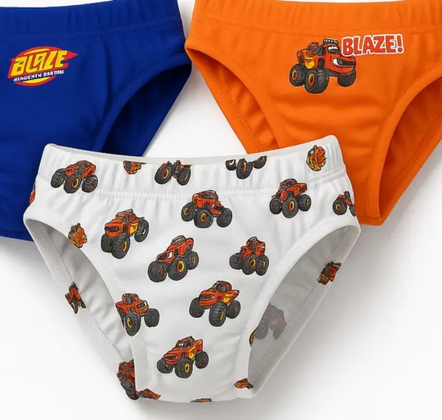 Βρακάκια Σετ 3τμχ Blaze Blue Orange White 80800430000 - 6-7 Y (122cm) 3