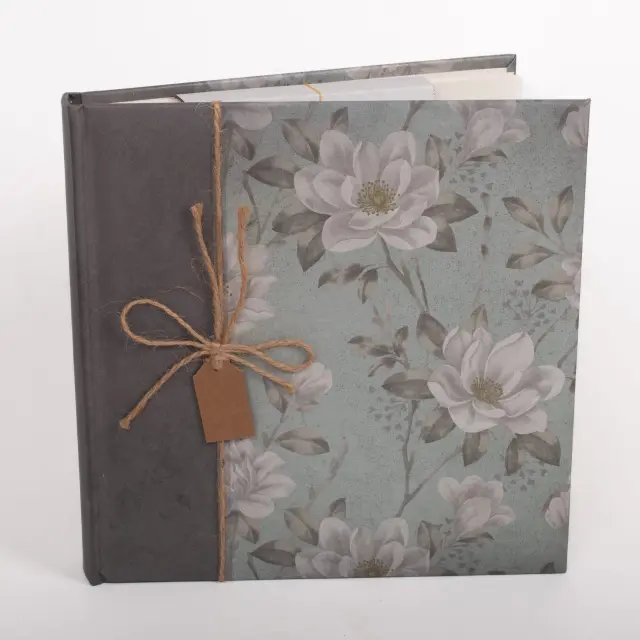 Άλμπουμ Giardino πράσινο-μπεζ με Ριζόχαρτο 24X24 cm 40 σελίδες