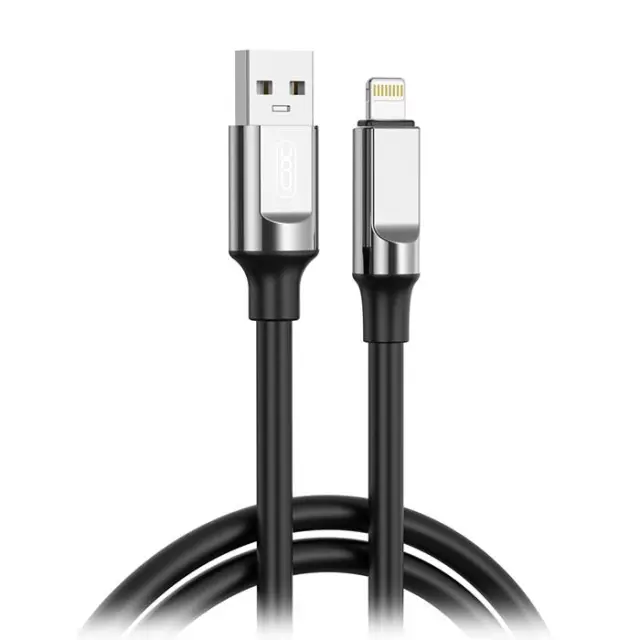 Καλώδιο USB High-Speed Α αρσ. - Lightning αρσ., 1.00m σε μαύρο χρώμα