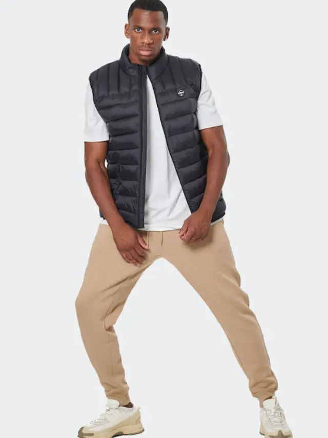 Body ActionΑμάνικο Μπουφάν Puffer Μαύρο - XL 3