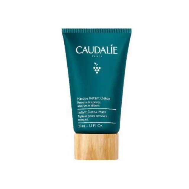 CAUDALIE Instant Detox Μάσκα Προσώπου για Καθαρισμό / Σύσφιξη / Αποτοξίνωση / Λάμψη με Άργιλο 35ml