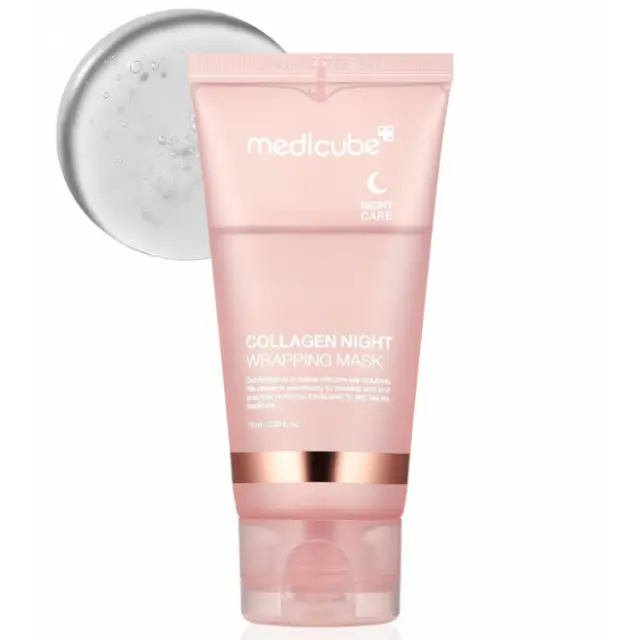Medicube Collagen Night Wrapping Peel Off Μάσκα Προσώπου Νύχτας για Σύσφιξη / Ενυδάτωση / Λάμψη 75ml 2
