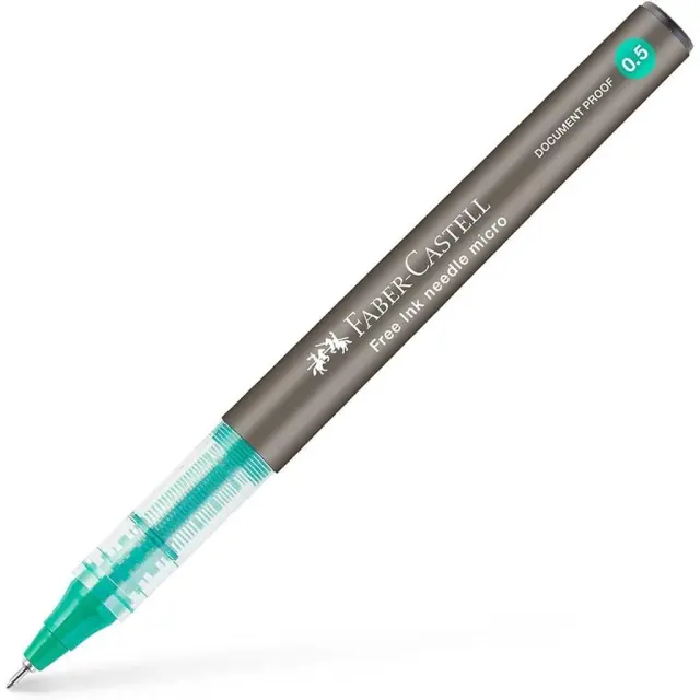 Faber-Castell Στυλό Rollerball 0.5mm με Πράσινο Μελάνι Free Ink Needle/ 348604 (Faber Castell)
