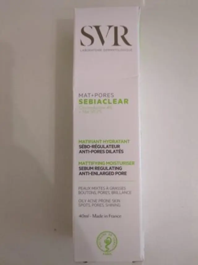 SVR Sebiaclear Mat+Pores Ενυδατική Κρέμα με Ματ Αποτέλεσμα κατά των Διεσταλμένων Πόρων 40ml