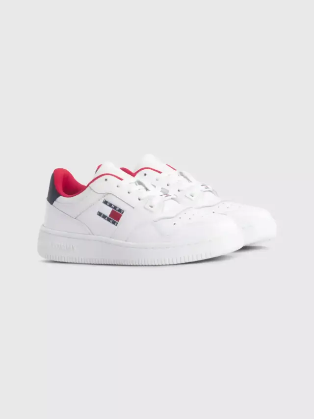 Tommy Hilfiger - Casual Γυναικεία Sneakers Tjw Retro Basket EN0EN02206-0K4 Λευκό 2