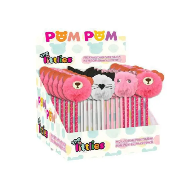 The Littlies Μολύβι Ζωάκια με Pom Pom (000646909)