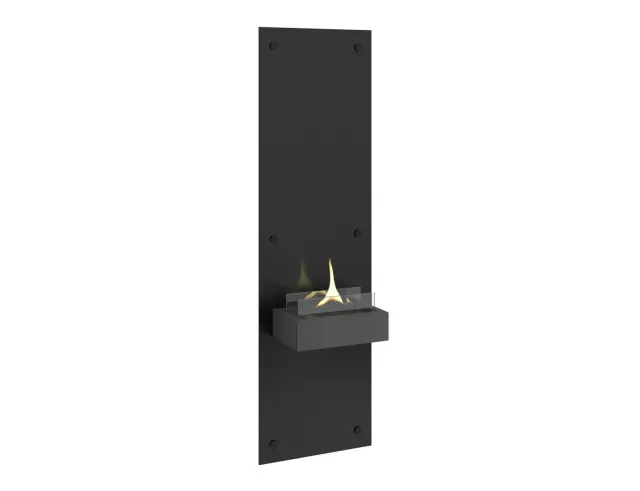 Επιτοίχιο Tζάκι Alto Tenderflame με διάρκεια καύσης 4 - 5 ώρες, χωρητικότητα δεξαμενής 500ml και διαστάσεις 40x23x130cm - Black TF-0509001 2