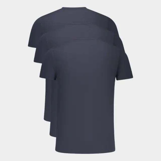 Tommy Hilfiger - Ανδρικές Φανέλες Κοντομάνικες Premium Essentials Crew Neck 3Pack UM0UM03724-0UF Μπλε Σκούρο - L 2