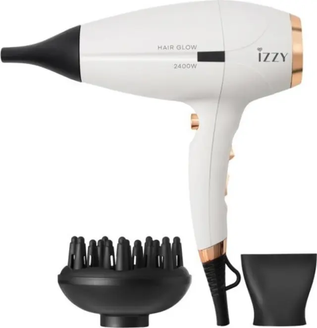 Izzy Hair Glow IZ-7214 Σεσουάρ Μαλλιών με Κρύο Αέρα 2400W