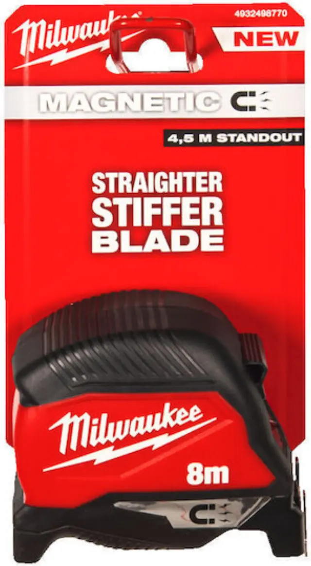 Milwaukee - GEN4 Μαγνητικό Μέτρο με Στοπ Δακτύλου 8mx30mm (4932498770) 2