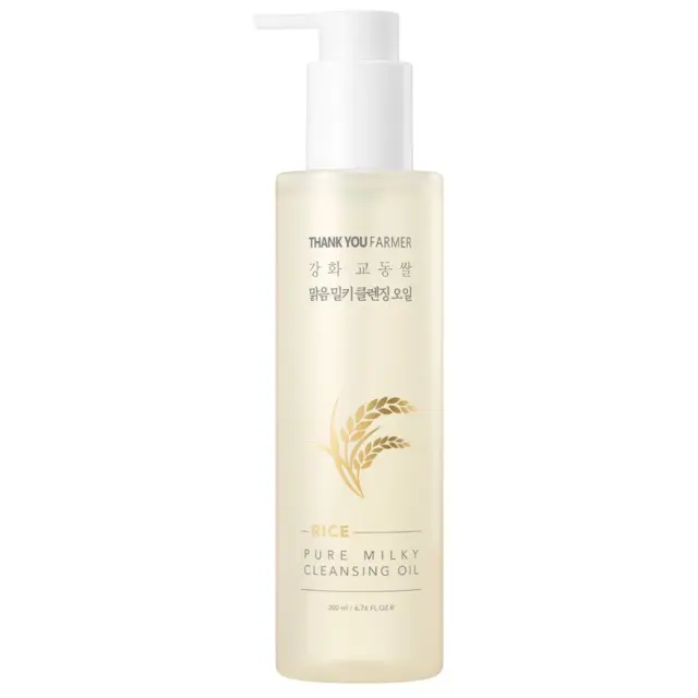 Thank You Farmer Rice Pure Milky Cleansing Oil Ενυδατικό Καθαριστικό Έλαιο Προσώπου, 200ml