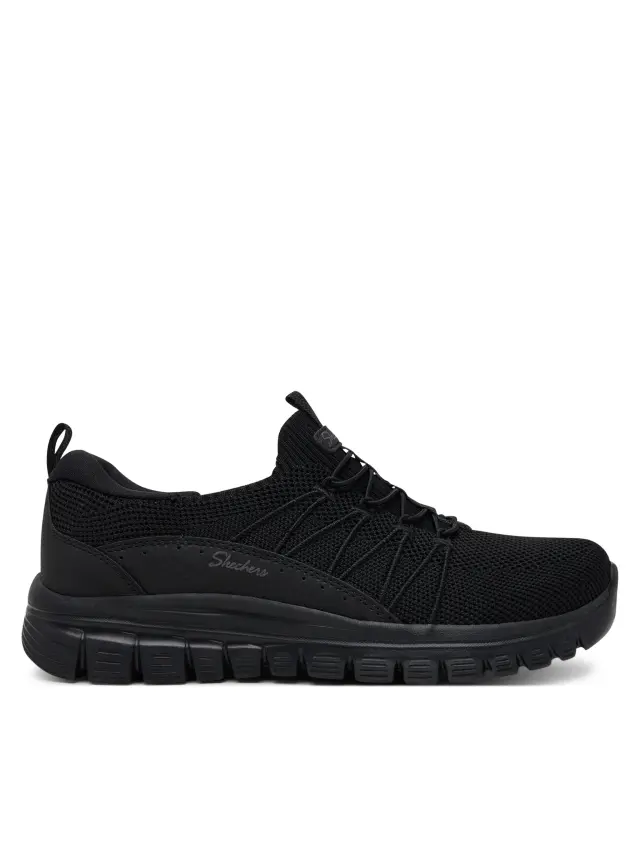 Graceful - Picture Perfect 100702/BBK Skechers Γυναικεία Slip-On Μαύρα Αθλητικά - 37.5