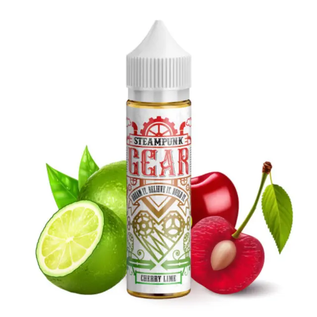 Cherry Lime 20ml (60ml) - Steampunk Gear Flavorshots