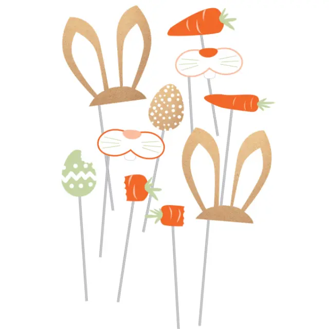 Σετ Φωτογραφικού Θαλάμου 28.5 x 14.7 εκ Easter Bunny / 10 τεμ - Κουνέλι