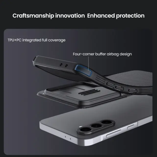 Nillkin CamShield PRO Hard Case for Samsung Galaxy A56 5G Black 3