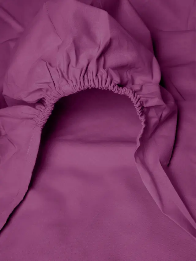 Κατωσέντονο Menta με λάστιχο 10 Mauve Υπέρδιπλο (180x200+25) Sunshine 2