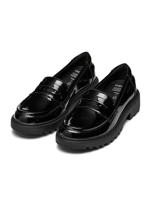 Παιδικά Παπούτσια Geox για Κορίτσια J Casey Girl (Μεγέθη 28-36) ΜΑΥΡΟ 2