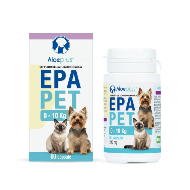 Aloeplus EpaPet Κάψουλες για την Υποστήριξη Συκωτιού για Σκυλιά & Γάτες 0-10kg 60tabs