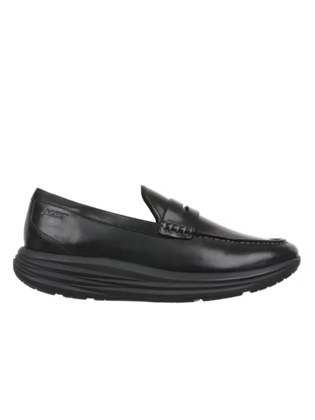 MBT Μοκασίνια-Loafers Ανδρικό δέρμα Μαύρο MBT/703544 BLACK/BLACK - 46 3