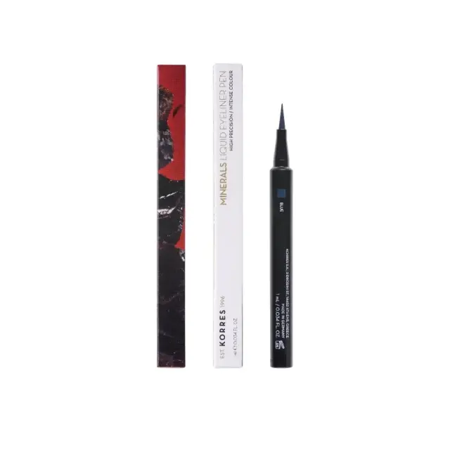 Korres Minerals Liquid Eyeliner Blue 1ml (Eyeliner σε Μορφή Μαρκαδόρου - Μπλε Χρώμα)