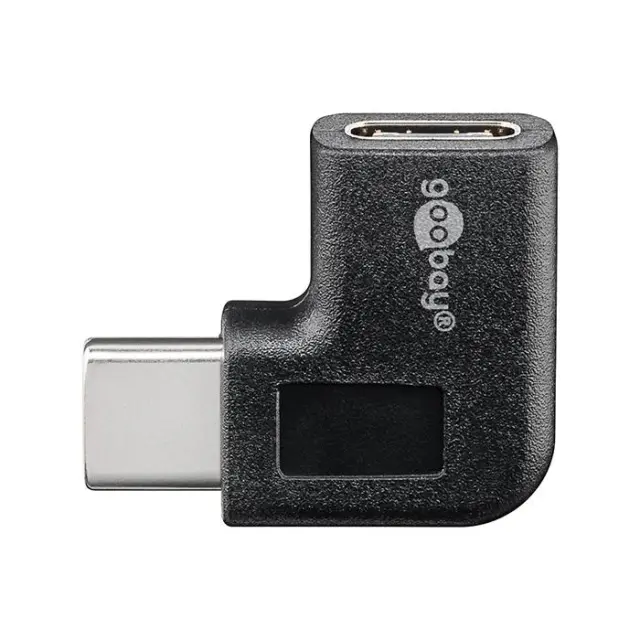 Αντάπτορας USB 3.2 Gen 1x1 Type-C θηλ. - USB Type-C αρσ., σε γωνία 90°.