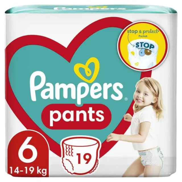 PAMPERS Pants No 6 (14-19kg) 19τμχ