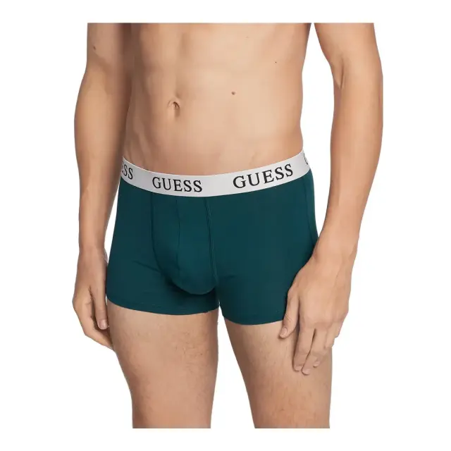 Guess Ανδρικό Boxer Joe Trunk - Τριπλό Πακέτο, Χρώμα Green Foliage Combo - XL 2
