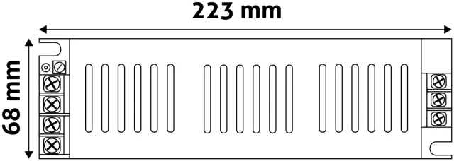 Avide Τροφοδοτικό 12V 250W IP20 Slim 15.001.0012 2