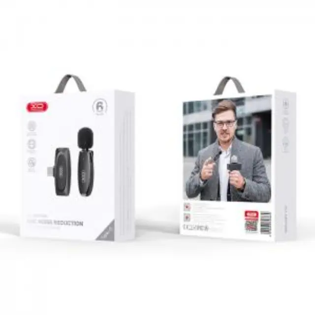 Ασύρματο μικρόφωνο πέτου με έξοδο USB Type-C και κλιπ τοποθέτησης 3