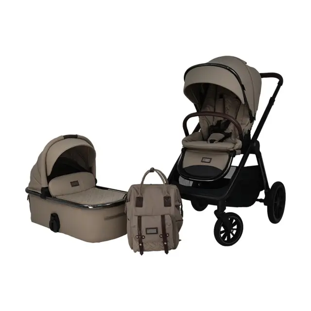 Πολυκαρότσι Bebe Stars Mythos 2σε1 Natural Beige 345-182