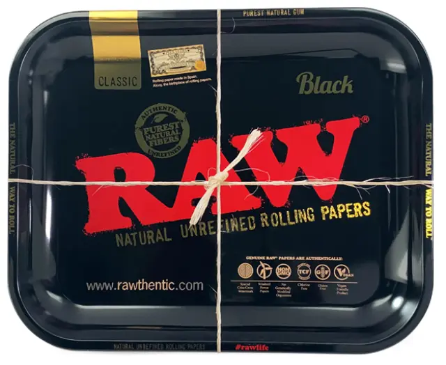 Raw Rolling Tray Δίσκος Black Large (27x33cm)