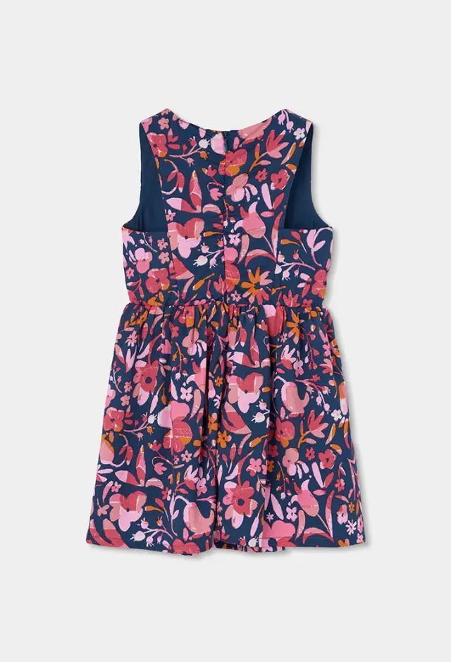 Boboli Satin φόρεμα floral για κορίτσι 323031-9807 2