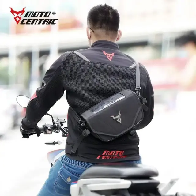 Motocentric Τσαντάκι Χιαστί σε Μαύρο Χρώμα MC-0131-D 3