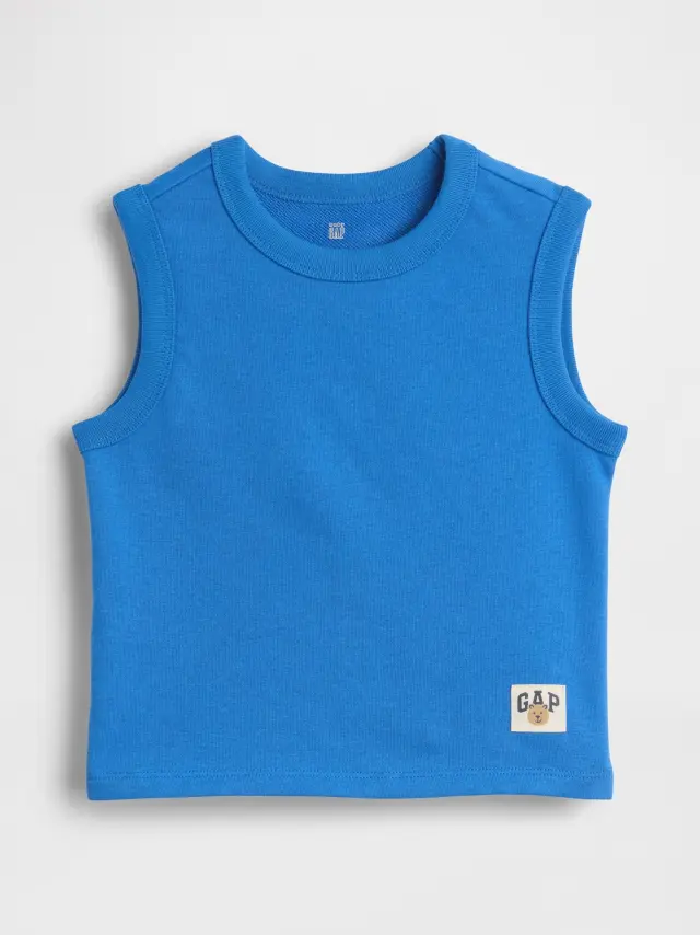 Βρεφικό & Νηπιακό Αμάνικο Τοπ VintageSoft Terry Radiant blue