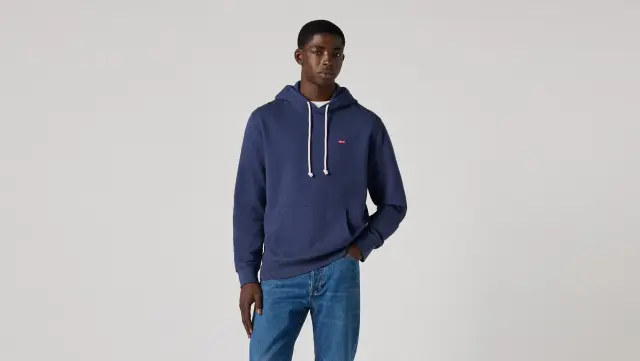 THE ORIGINAL HM HOODIE BLUES Blue - XXL