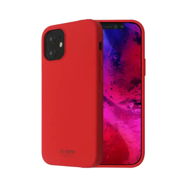 Θήκη Σιλικόνης So Seven Smoothie Silicone Case Για Apple iPhone 12 Mini Κόκκινη