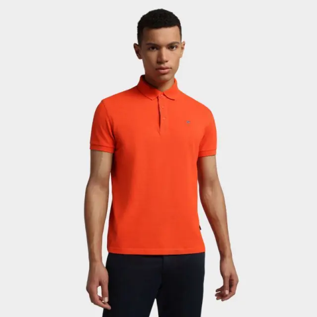 Napapijri - Ανδρικό T-shirt Polo Ealis SS Regular Fit NP0A4H8B-A62 Πορτοκαλί - M
