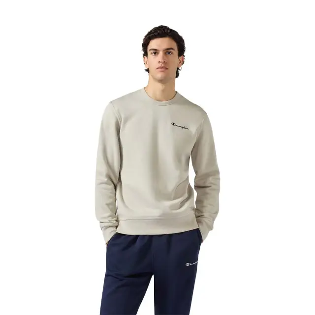 Champion Men's Crewneck Sweatshirt Μπεζ 221792-YS152 (Champion)