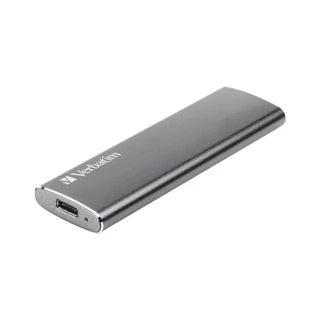 Verbatim Vx500 USB 3.1 / USB-C / USB 3.0 / USB 3.2 Εξωτερικός SSD 1TB M.2 Ασημί
