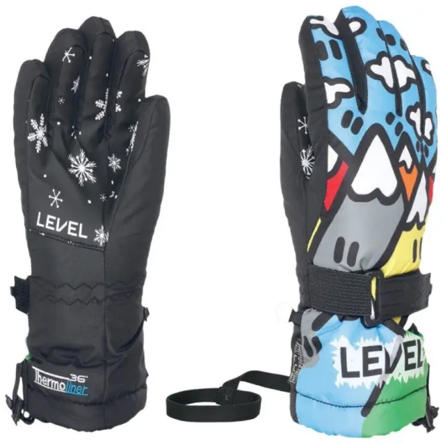 Γάντια Σκι Level Παιδικά Junior Glove PK Rainbow - 4153JG-39 - 4-5 ετών