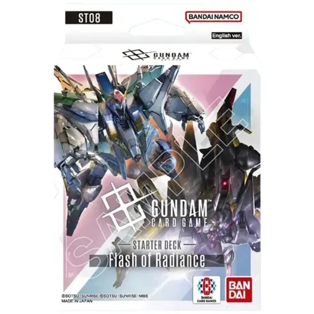 Gundam Card Game - ST08 Starter Deck: Flash of Radiance - EN