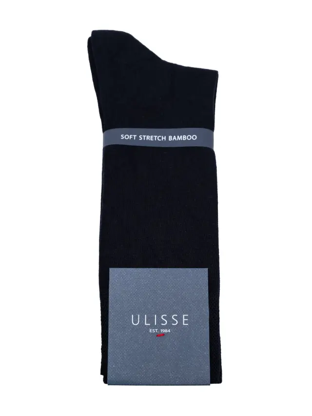 SC-M100-974 - Black - SOCKS MEN ULISSE BASIC LIGHT - O/S 41-46 2