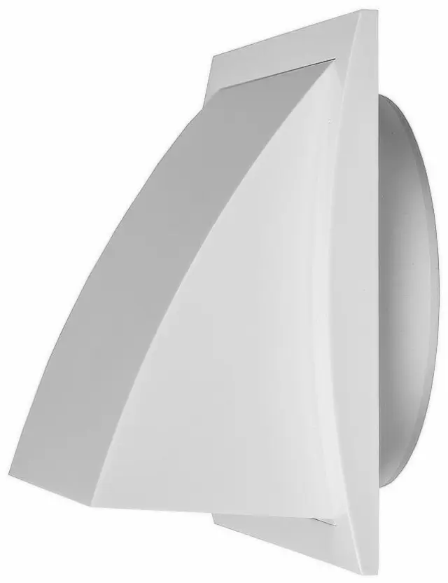 Europlast ND10FV - Περσίδα Εξαερισμού Πλαστική με Βαλβίδα Αντεπιστροφής