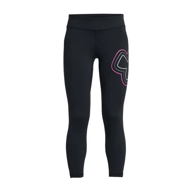 Under Armour Girl's Motion Branded Ankle Legging Μαύρο 1383725-001 (Under Armour) - XLarge