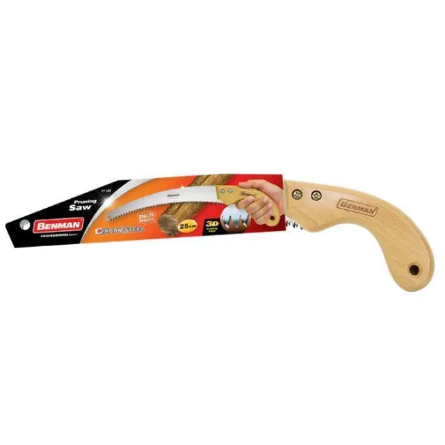 Benman 77123 - Πριόνι Χειρός Κυρτό με Τριπλό Δόντι 33cm 2