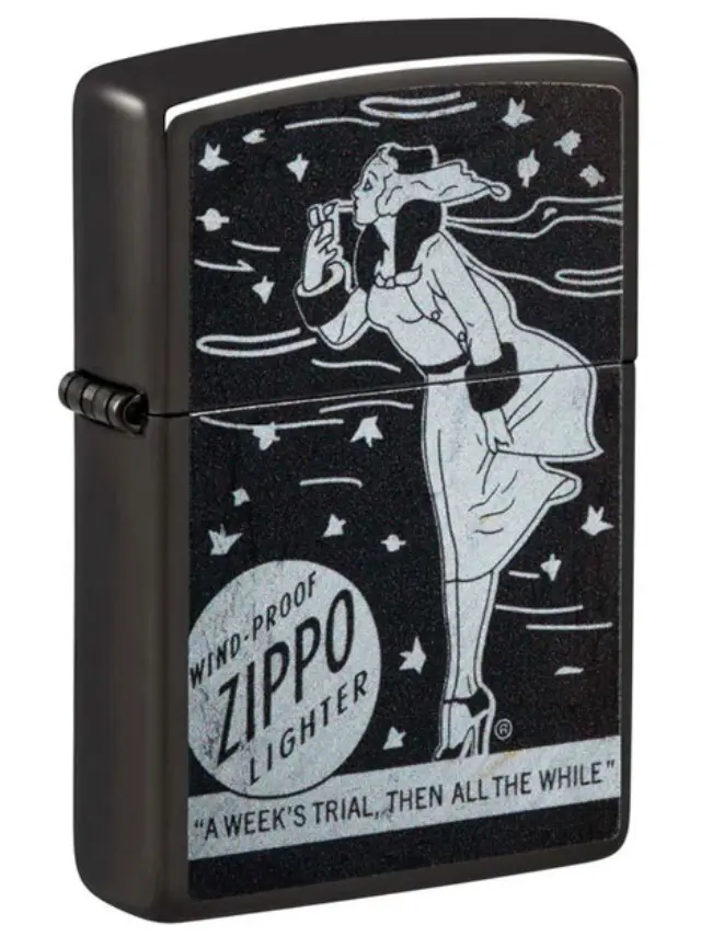 ZIPPO Αναπτήρας - 48456 Windy Girl Black