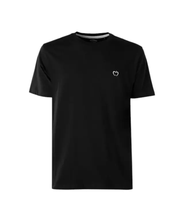 Baci & Abbracci - Ανδρικό T-shirt Crew Neck with Logo BAM3381-NERO Μαύρο - 2XL