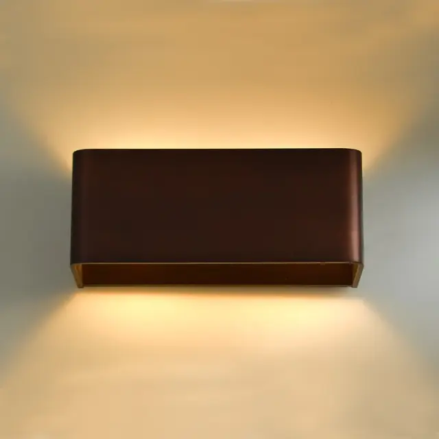 NEPHELE-ΦΩΤΙΣΤΙΚΟ ΕΠΙΤΟΙΧΟ ΚΑΦΕ ΜΕΤΑΛΛΙΚΟ LED COB 2X3W 3000K 560LM IP20 25X10X10CM / L35037LWD 2