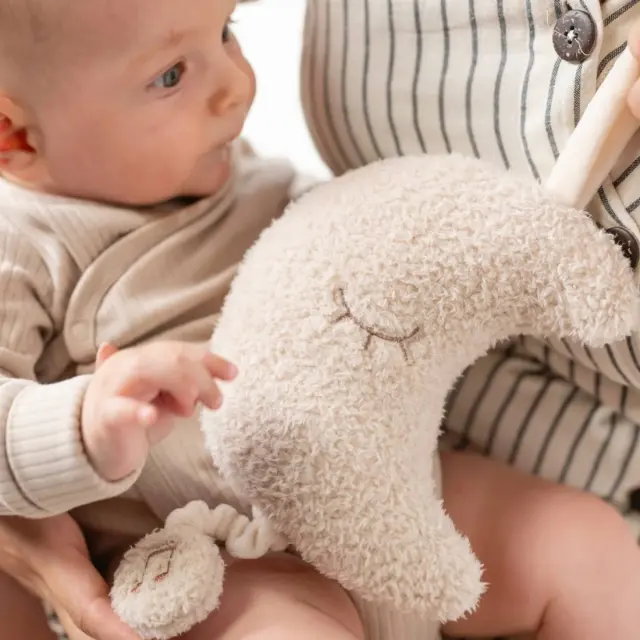 Μουσικό Φεγγαράκι Teddy Nattou Απαλό Μπεζ N856126 2