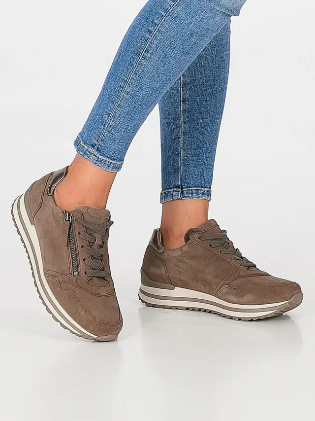 Gabor Sneakers Γυναικείο δέρμα suede Καφέ GAB/76528 20-MOHAIR 2